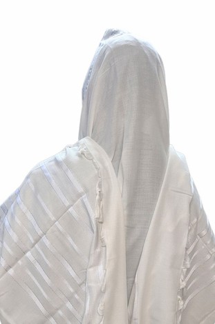 Talliet Acryl Wit/Zilver 150x200