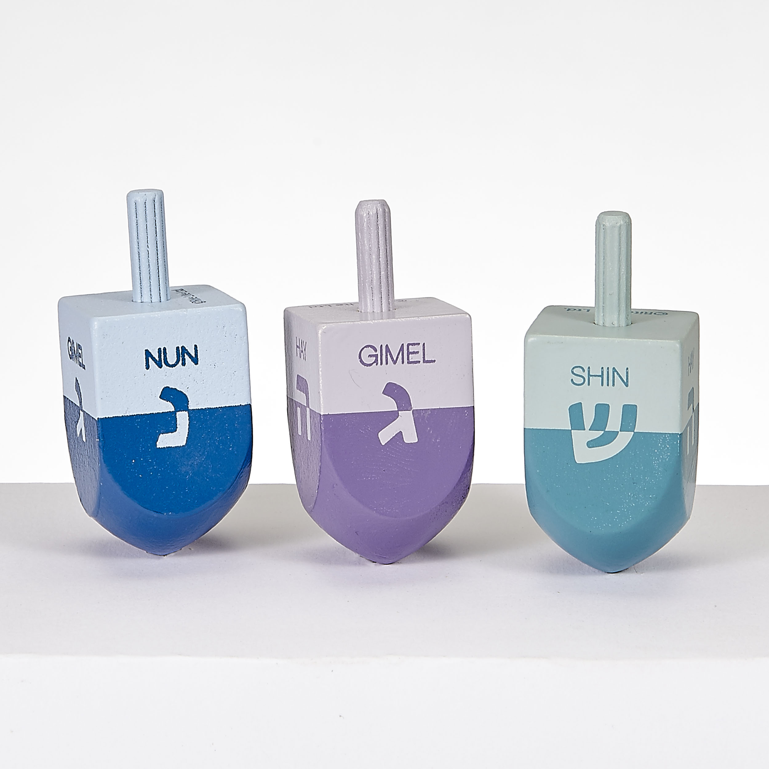 Dreidel set van 3